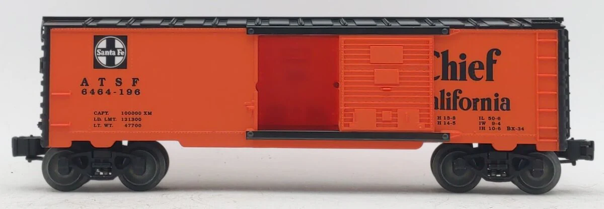 Lionel 6-19282 O Gauge Santa Fe "Super Chief to California" 6464 Boxcar #196 EX/Box - Image 2
