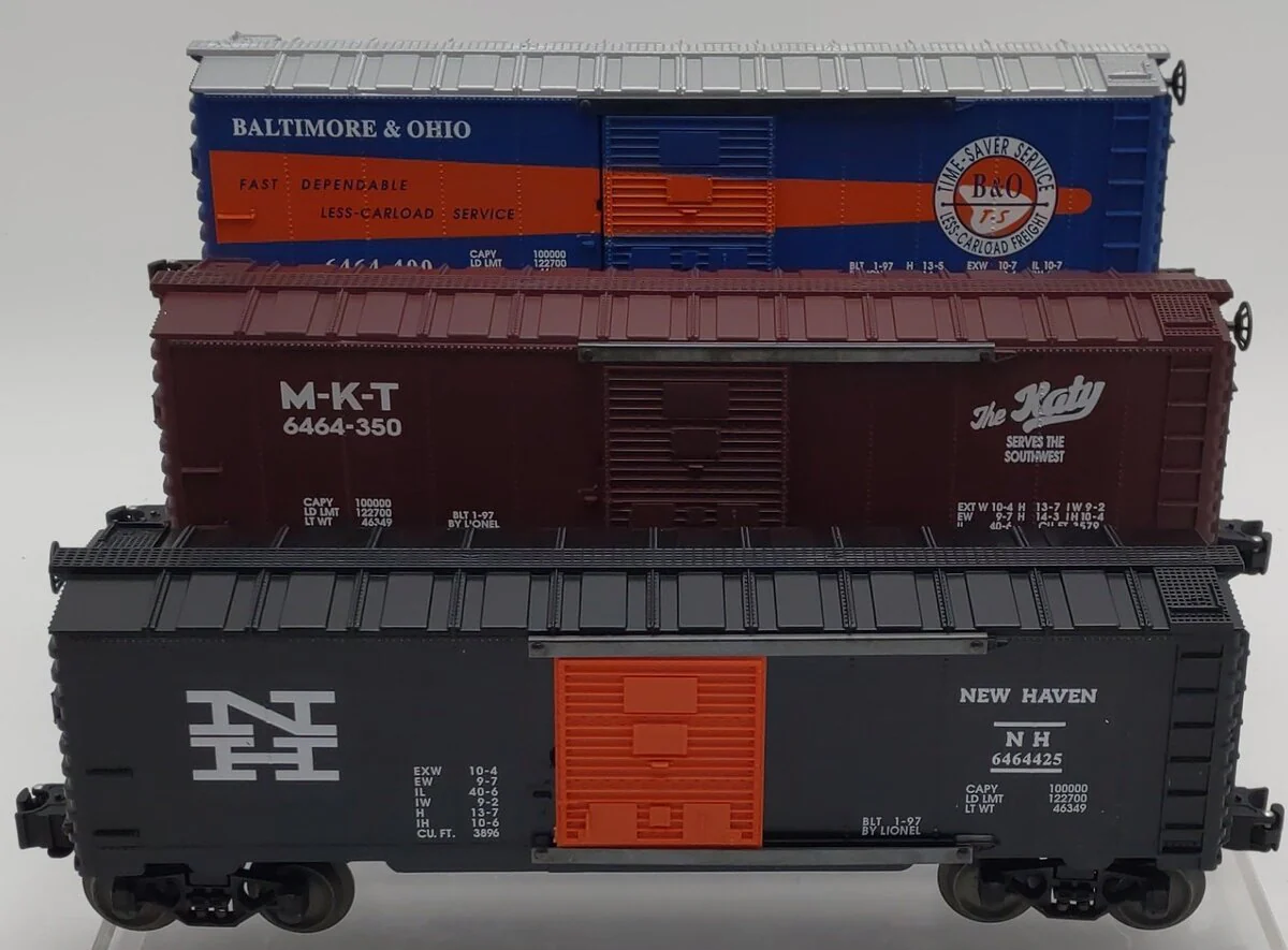 Lionel 6-19292 O Gauge B&O 6464 Boxcar Series Vl (Set of 3) EX/Box - Image 2