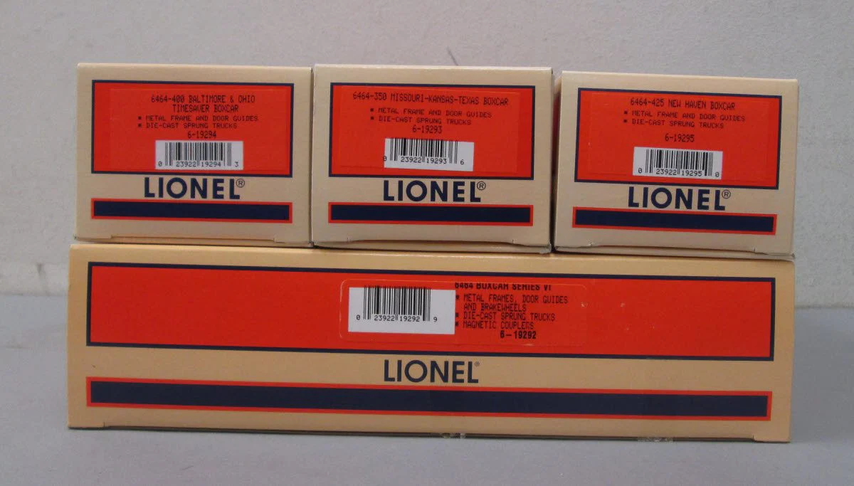 Lionel 6-19292 O Gauge B&O 6464 Boxcar Series Vl (Set of 3) NIB - Image 5