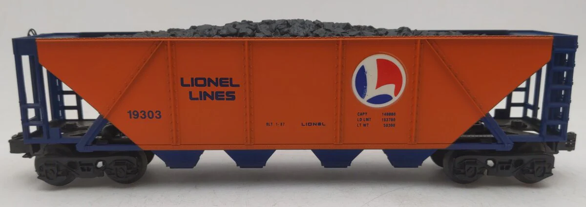 Lionel 6-19303 O Gauge Lionel Lines Quad Hopper with Coal Load EX/Box - Image 2