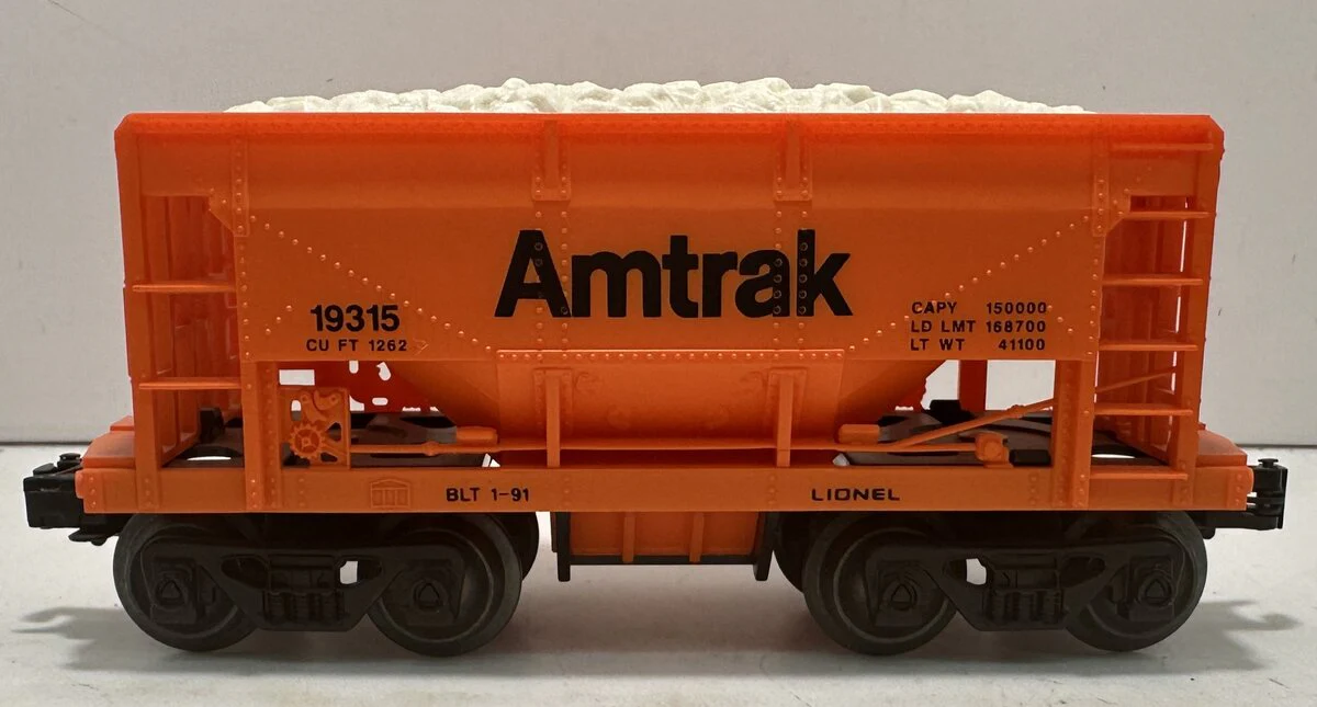 Lionel 6-19315 O Gauge Amtrak Ore Car w/ Ore Load LN/Box - Image 2