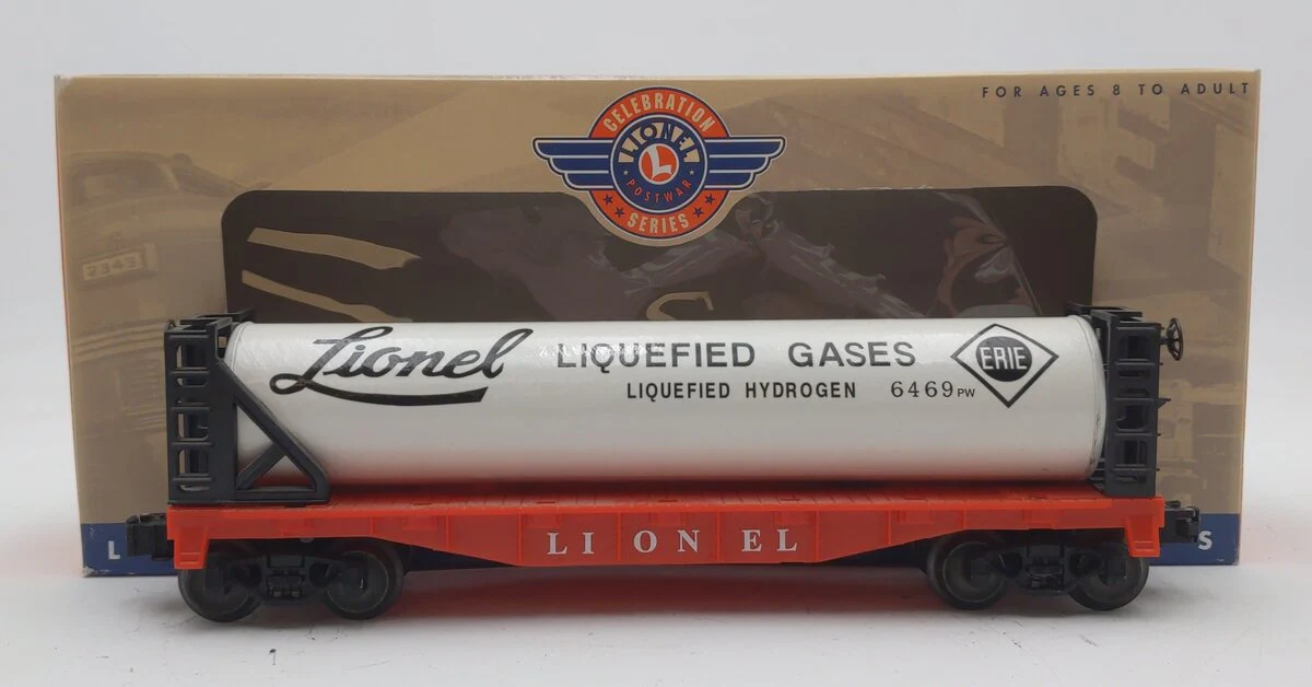 Lionel 6-19449 O Gauge PWC Liquefied Gas Tank Car #6469 EX/Box