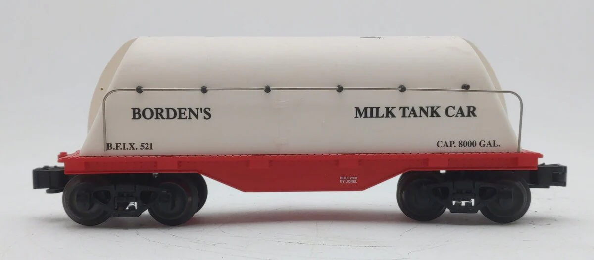 Lionel 6-19479 O Gauge Borden's Milk Tank Transport Car EX/Box - Image 2
