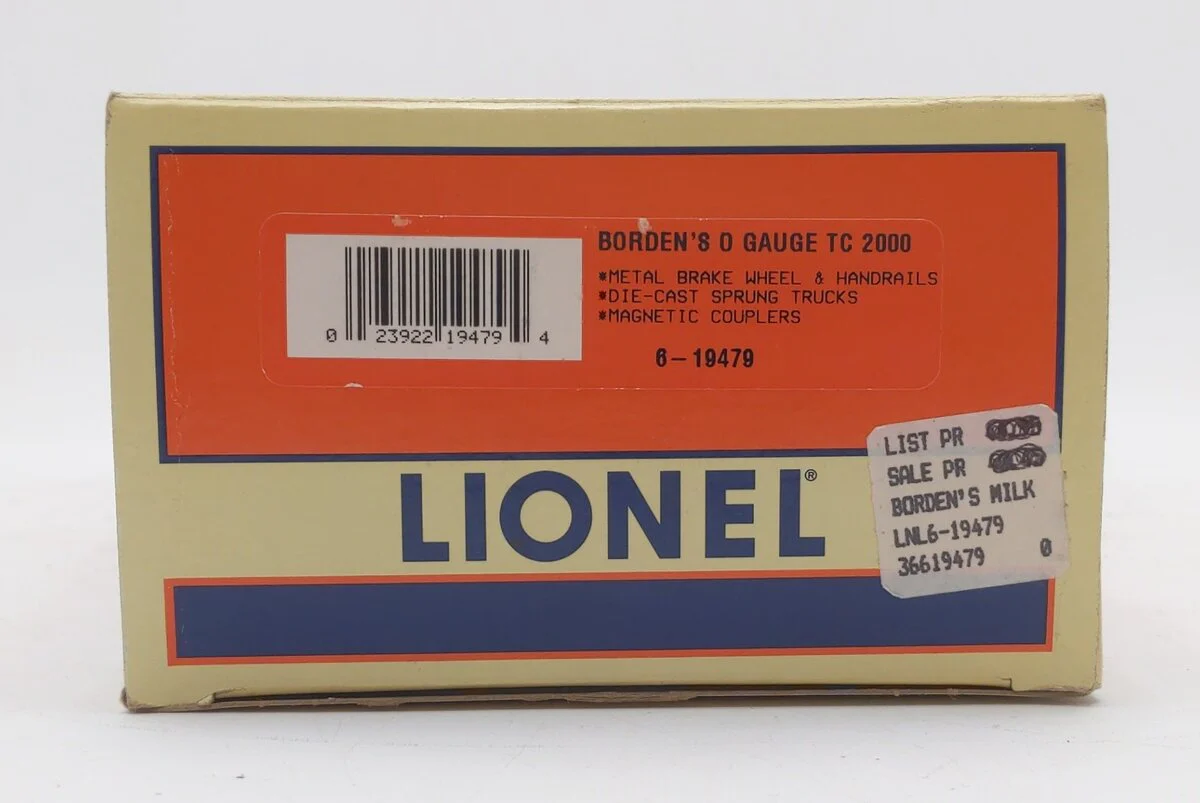 Lionel 6-19479 O Gauge Borden's Milk Tank Transport Car EX/Box - Image 5