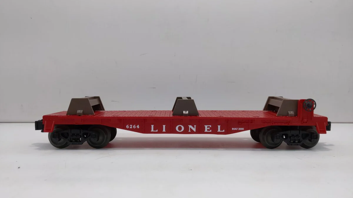 Lionel 6-19484 O Gauge Lionel Flatcar #6264 with Lumber Load LN/Box - Image 2