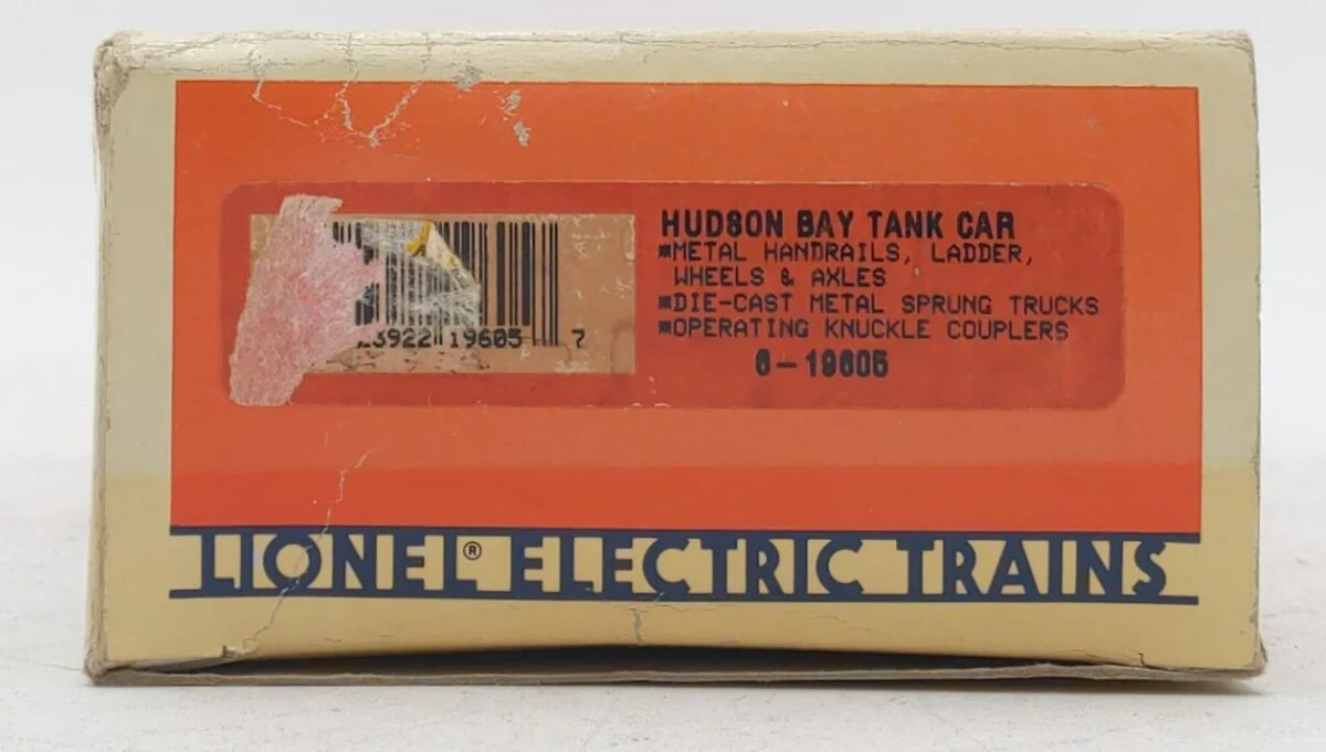 Lionel 6-19605 O Gauge Hudson Bay Single Dome Tank Car LN/Box - Image 5