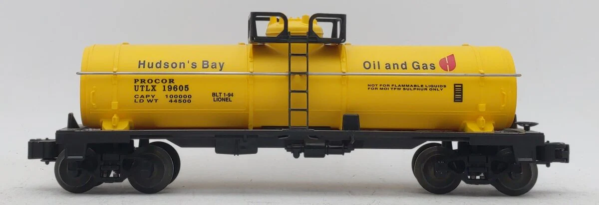 Lionel 6-19605 O Gauge Hudson Bay Single Dome Tank Car LN/Box - Image 2