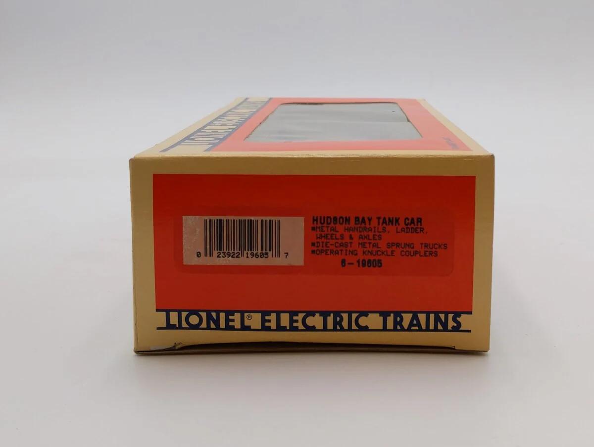 Lionel 6-19605 O Gauge Hudson Bay Single Dome Tank Car MT/Box - Image 7