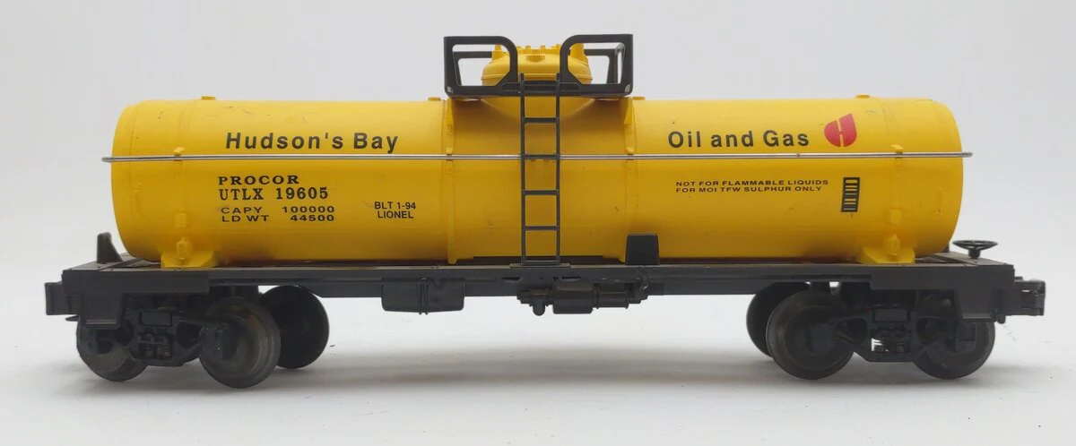 Lionel 6-19605 O Gauge Hudson Bay Single Dome Tank Car VG/Box - Image 2