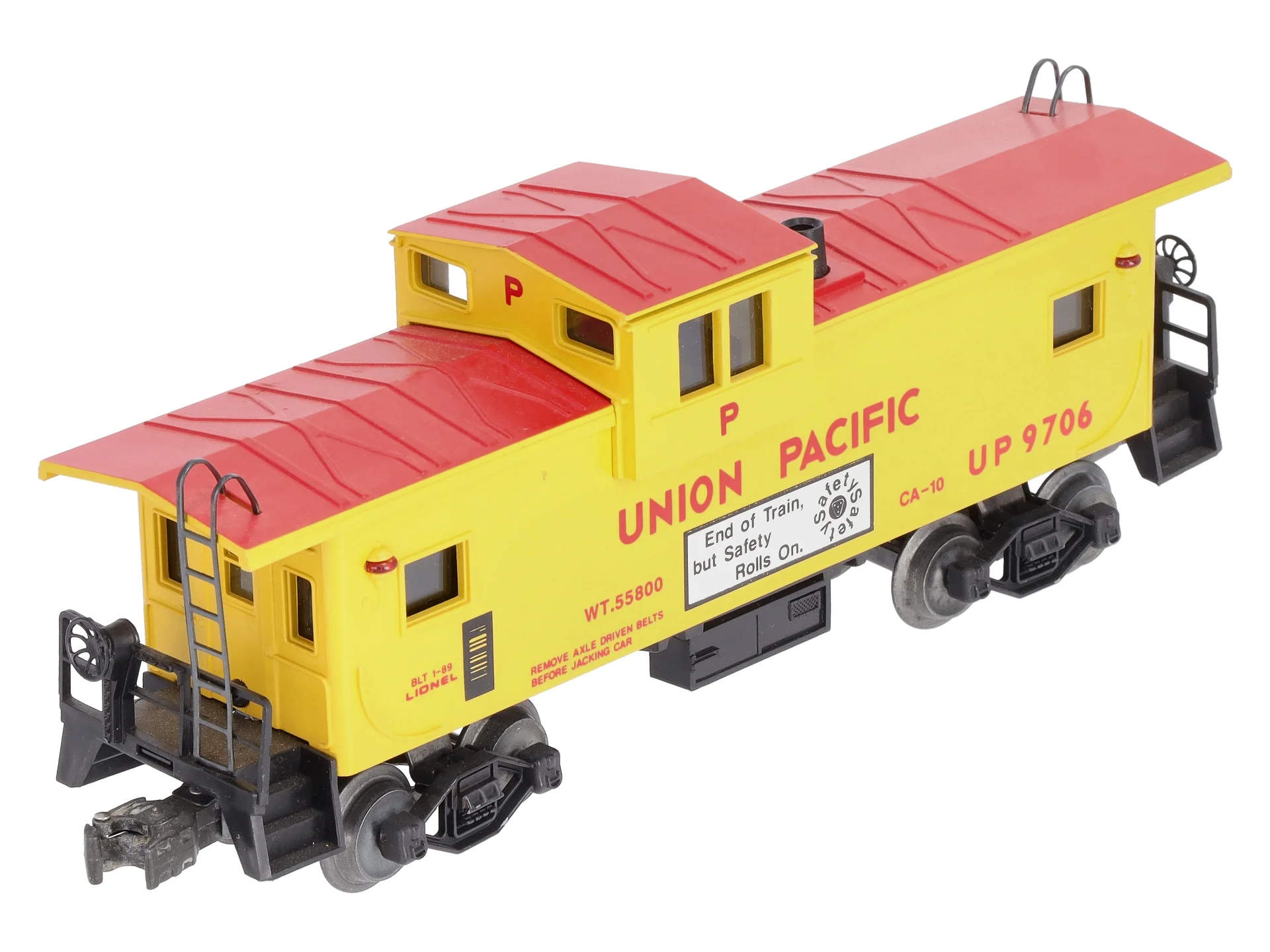 Lionel 6-19706 O Union Pacific Extended Vision Smoking Illuminated Caboose #9706 NIB - Image 9
