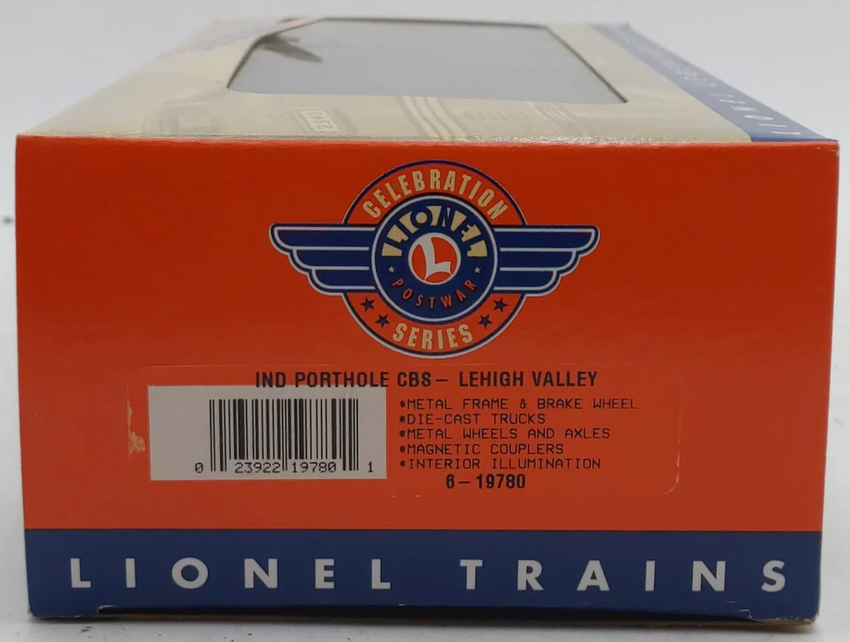Lionel 6-19780 O Gauge PWC Lehigh Valley Industrial Porthole Caboose #641751 LN/Box - Image 7