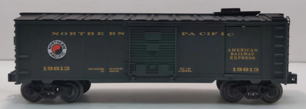 Lionel 6-19813 O Gauge Northern Pacific Operating Ice Car w/Ice Blocks LN/Box - Image 2