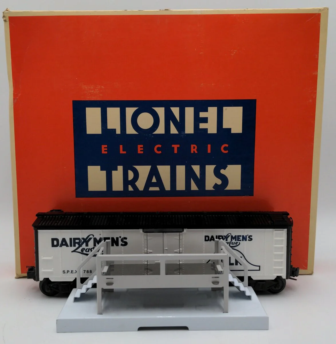 Lionel 6-19818 O Gauge Dairymen‘s League Operating Milk Car #788 EX/Box