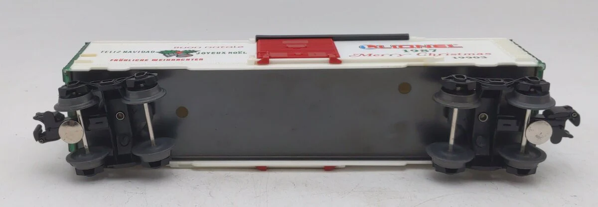 Lionel 6-19903 O Gauge Lionel Christmas Boxcar #1987 EX/Box - Image 5