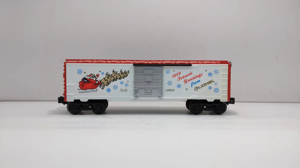 Lionel 6-19908 O Gauge 1989 Christmas Boxcar LN/Box - Image 2