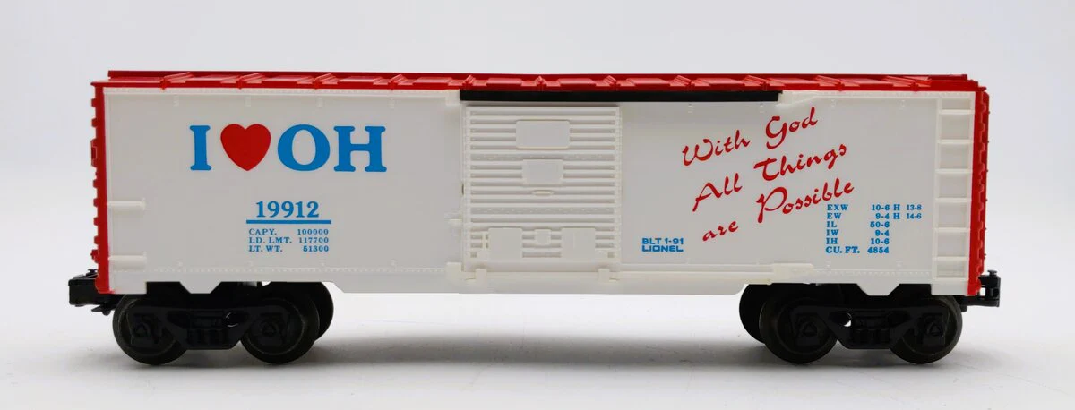 Lionel 6-19912 O Gauge I Love Ohio Boxcar #19912 NIB - Image 2