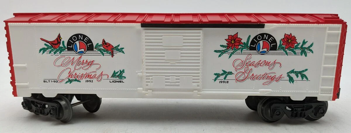 Lionel 6-19918 O Gauge 1992 Christmas Boxcar VG/Box - Image 2