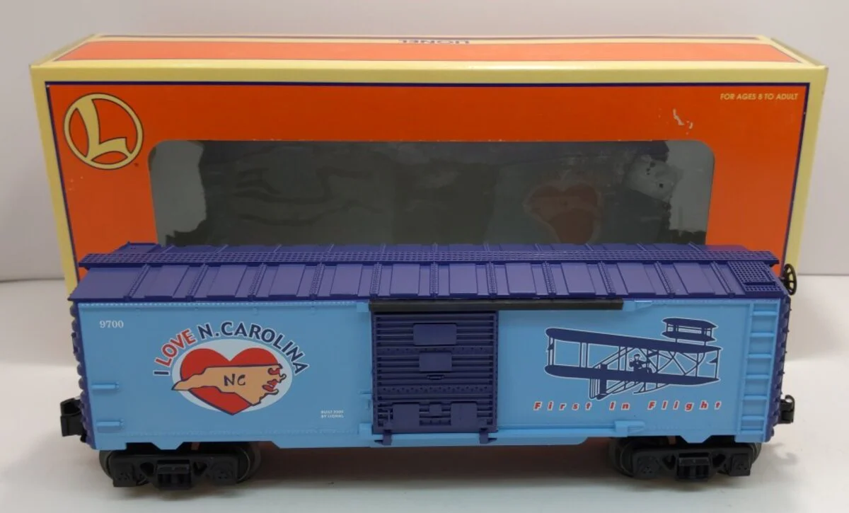 Lionel 6-19986 O Gauge I Love North Carolina Boxcar NIB