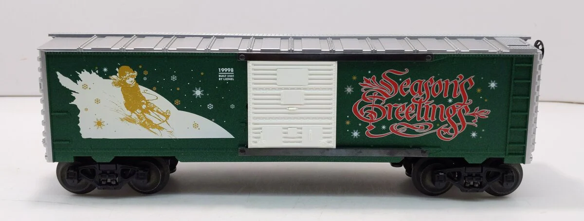 Lionel 6-19998 O Gauge 2001 Christmas Boxcar LN/Box - Image 2