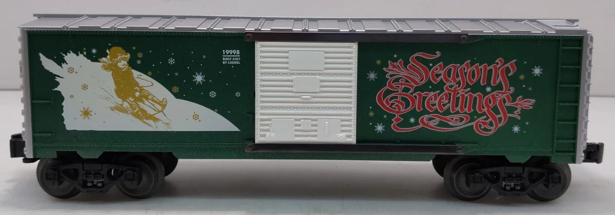 Lionel 6-19998 O Gauge 2001 Christmas Boxcar LN/Box - Image 3