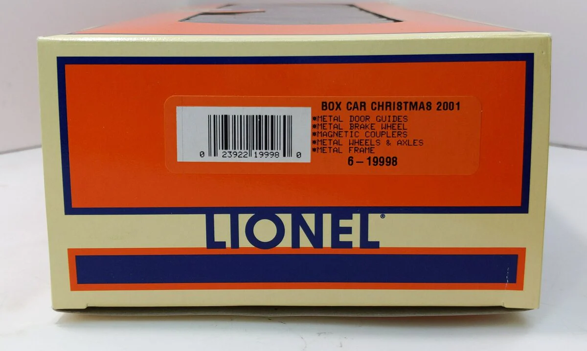Lionel 6-19998 O Gauge 2001 Christmas Boxcar LN/Box - Image 7