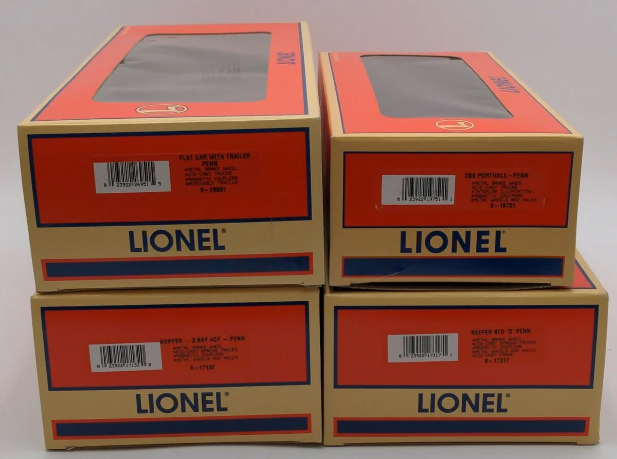 Lionel 6-21751 O Gauge Pennsylvania Rolling Stock (Set of 4) EX/Box - Image 9