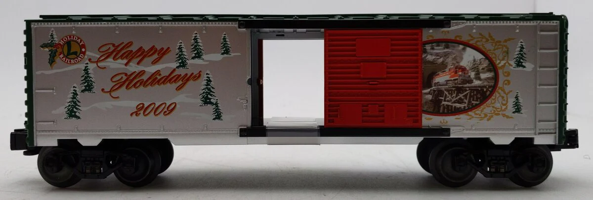 Lionel 6-25066 O Gauge 2009 "Happy Holidays" Christmas Boxcar LN/Box - Image 2