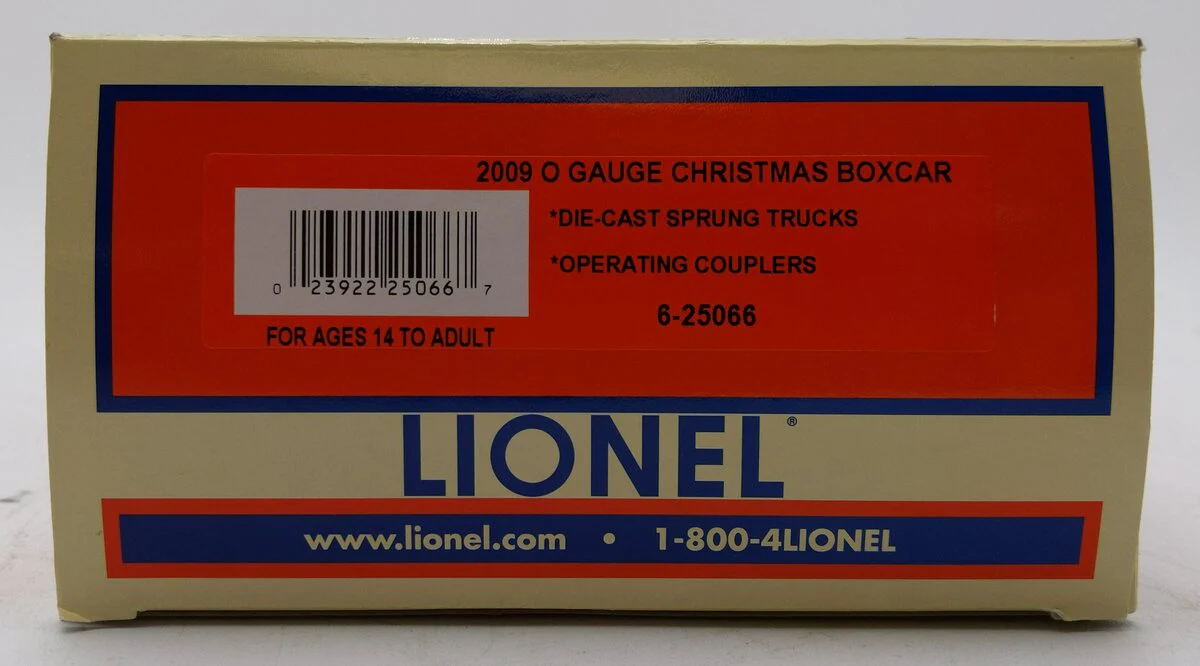 Lionel 6-25066 O Gauge 2009 "Happy Holidays" Christmas Boxcar LN/Box - Image 5
