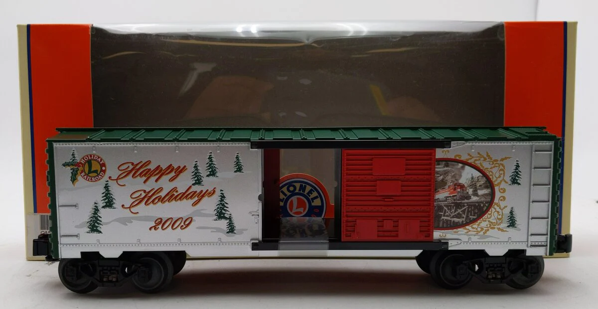 Lionel 6-25066 O Gauge 2009 "Happy Holidays" Christmas Boxcar NIB