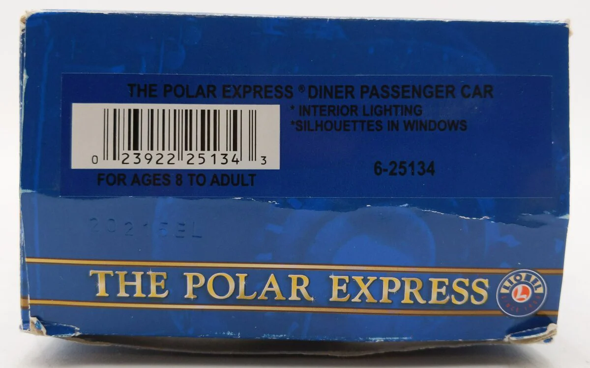 Lionel 6-25134 O Gauge The Polar Express Diner Add-On Car LN/Box - Image 5