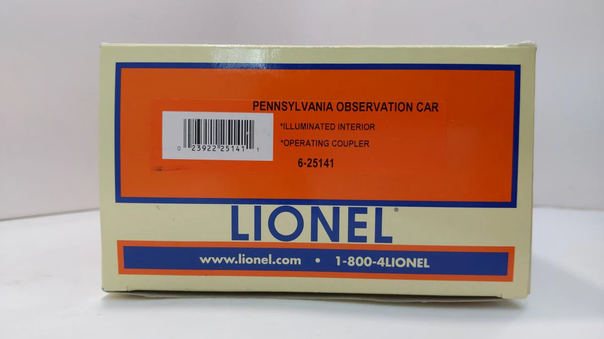 Lionel 6-25141 Pennsylvania Observation Car #1135 LN/Box - Image 6