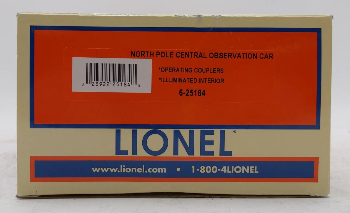 Lionel 6-25184 O-Gauge North Pole Central "Prancer" Observation Car #1224 LN/Box - Image 10