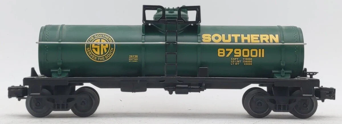 Lionel 6-26136 O Gauge Southern Single Dome Tank Car #8790011 LN/Box - Image 2