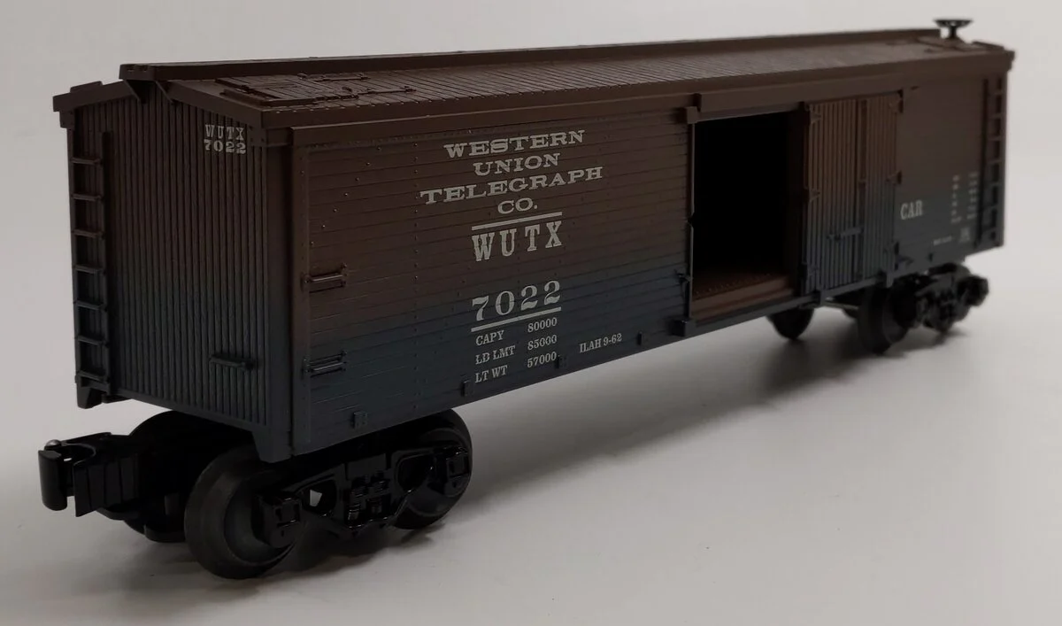 Lionel 6-26165 O Gauge LRRC Western Union Telegraph Co. Woodsided Reefer #7022 LN/Box - Image 4