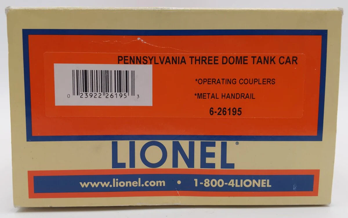 Lionel 6-26195 O Gauge Pennsylvania Triple Dome Tank Car #2280 LN/Box - Image 6