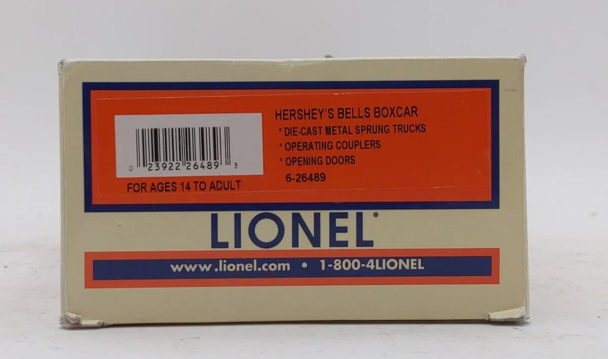 Lionel 6-26489 O Hershey’s Christmas Bells Boxcar NIB - Image 5