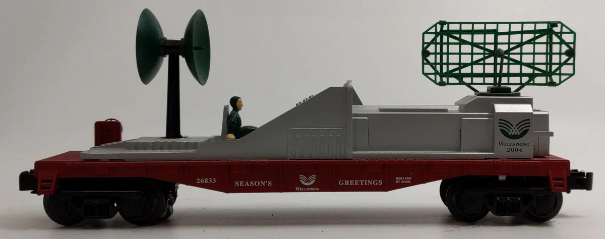 Lionel 6-26833 O Gauge 2004 Wellspring Radar Car LN/Box - Image 2
