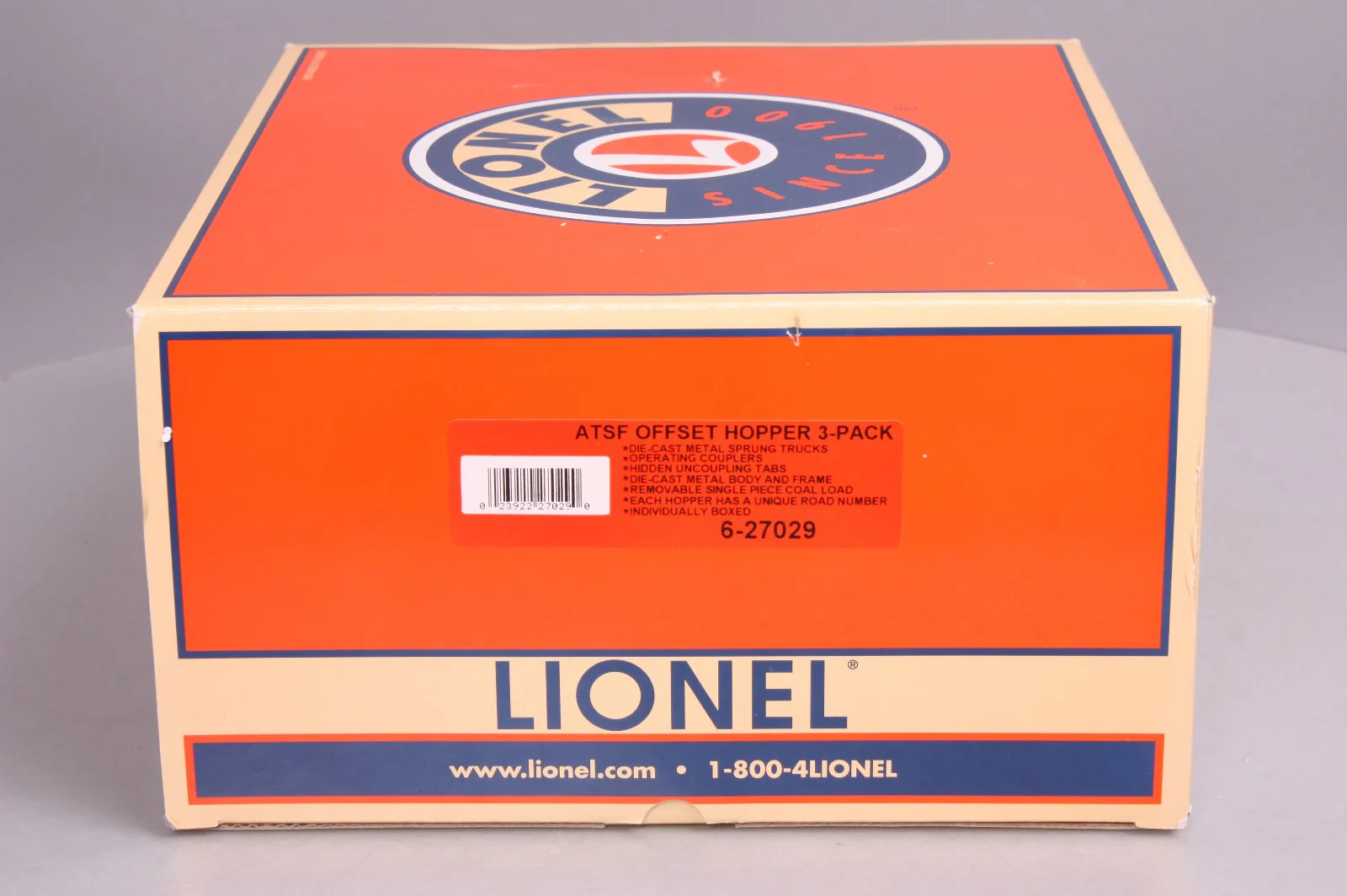 Lionel 6-27029 O AT&SF 3-Car Hopper Set MT/Box - Image 7