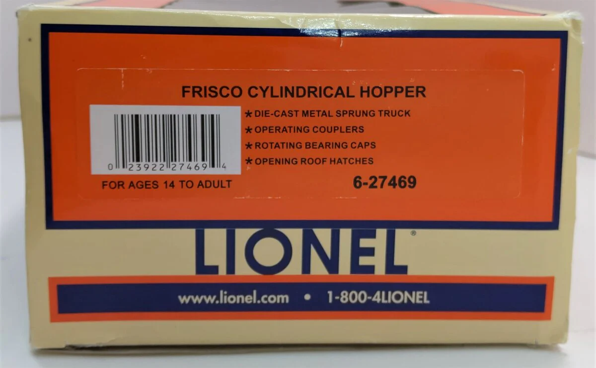 Lionel 6-27469 O Frisco Cylindrical Hopper #81021 EX/Box - Image 3