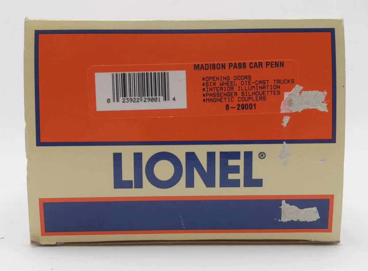 Lionel 6-29001 O Gauge PRR "Villa Royal" Madison Coach #2621 EX/Box - Image 5