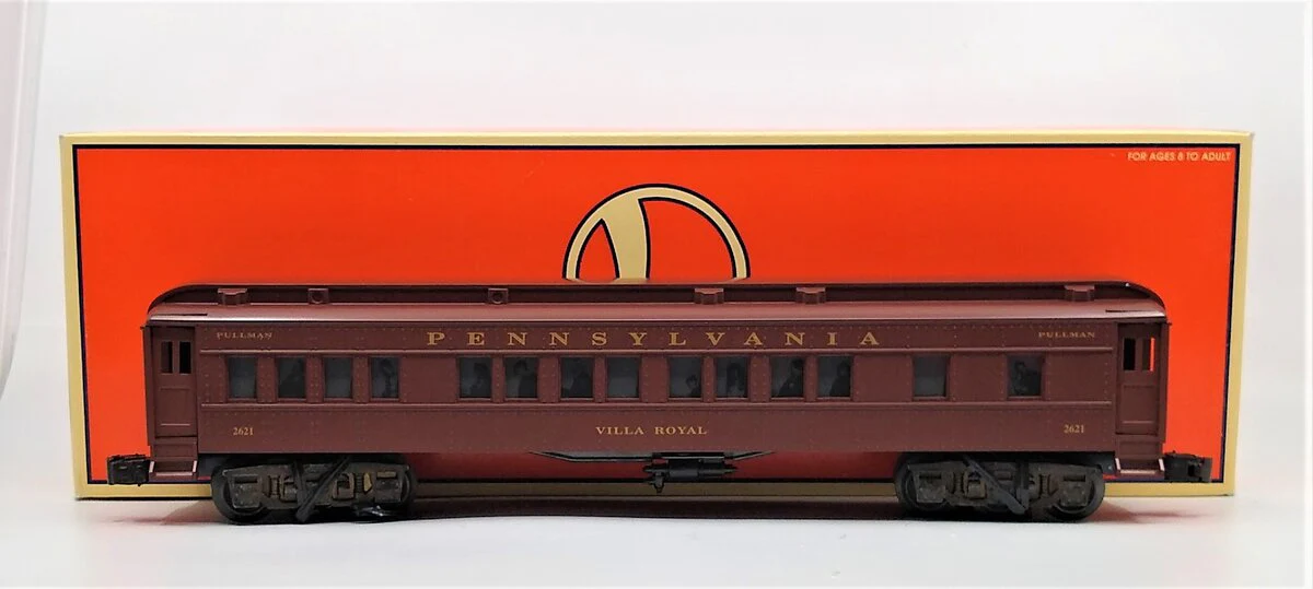 Lionel 6-29001 O Gauge PRR "Villa Royal" Madison Coach #2621 NIB