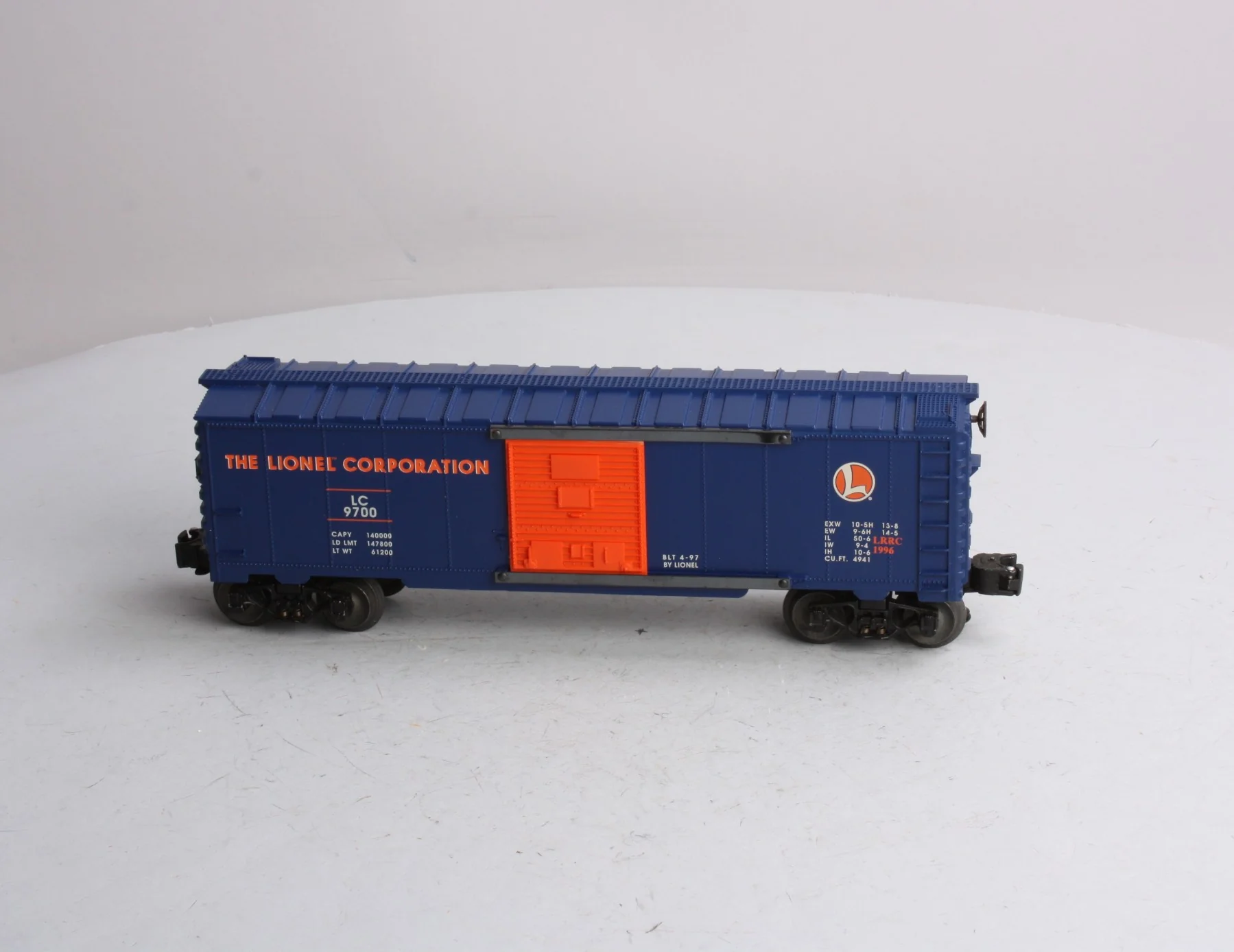 Lionel 6-29200 O Gauge Lionel Railroad Club Boxcar #9700 LN/Box - Image 3