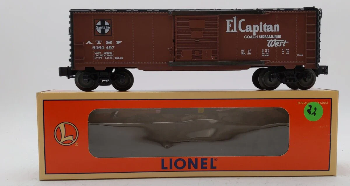 Lionel 6-29202 O Gauge ATSF Boxcar #6464-497 MT/Box