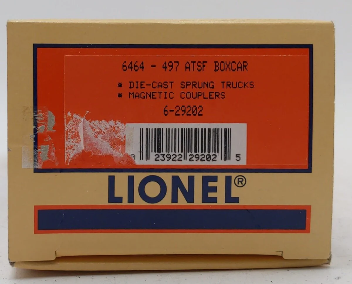 Lionel 6-29202 O Gauge ATSF Boxcar #6464-497 MT/Box - Image 6