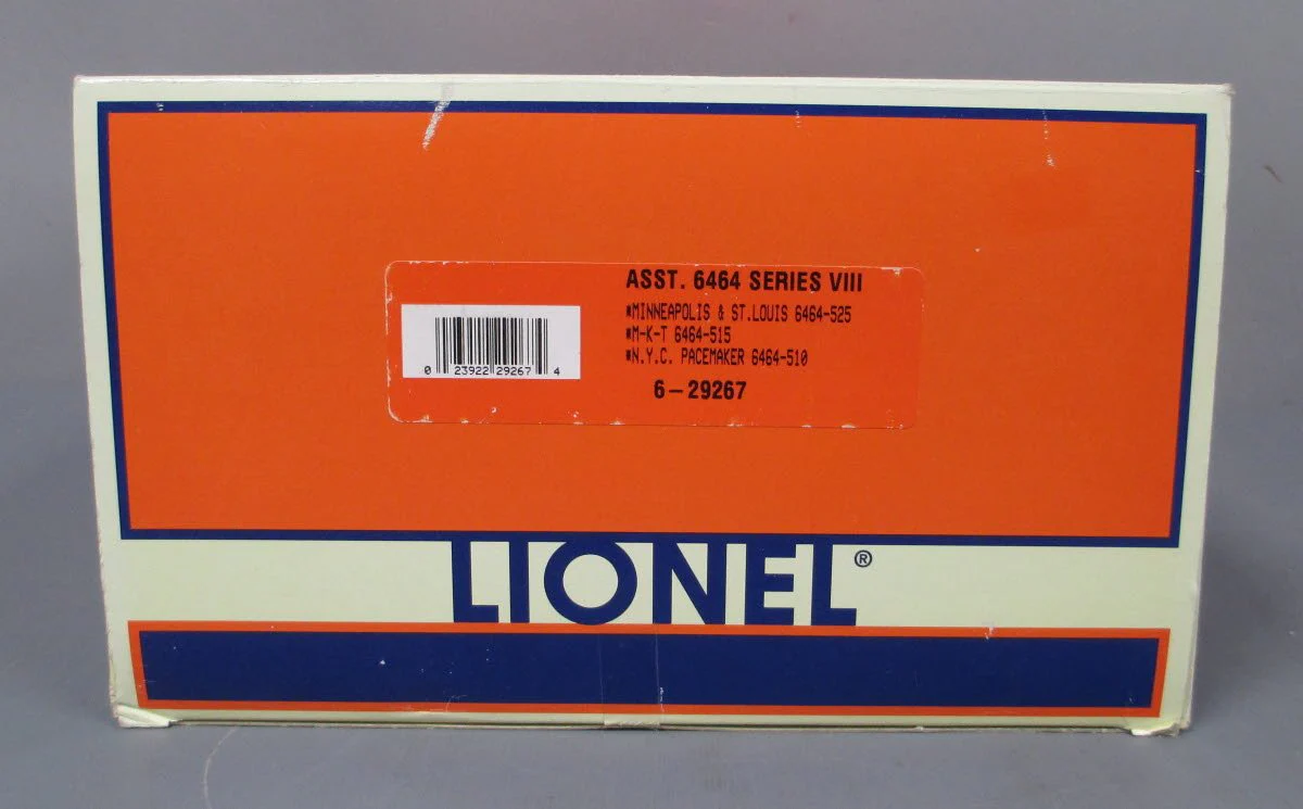 Lionel 6-29267 O Gauge 6464 Series VIII Boxcars (Set of 3) LN/Box - Image 5