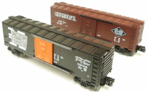 Lionel 6-29286 O Gauge Overstamped Conrail/Reading & PC/NH 2-Car Boxcar Set NIB - Image 2