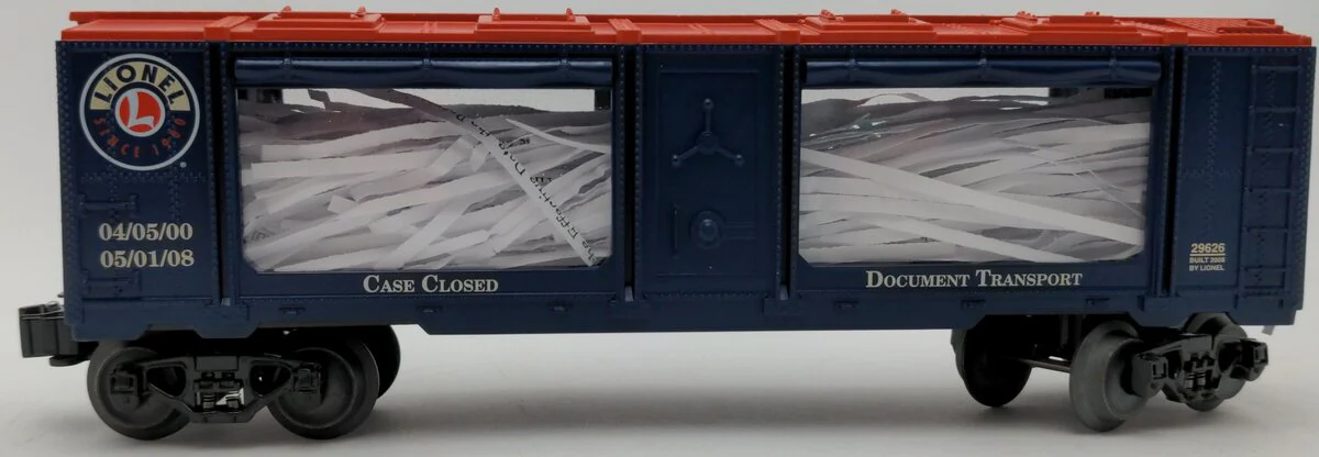 Lionel 6-29626 O Gauge "Case Closed" Mint Car #29626 LN/Box - Image 2