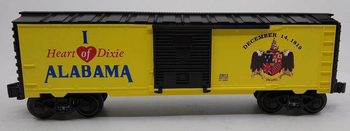 Lionel 6-29912 O Gauge I Love Alabama Boxcar LN/Box - Image 2