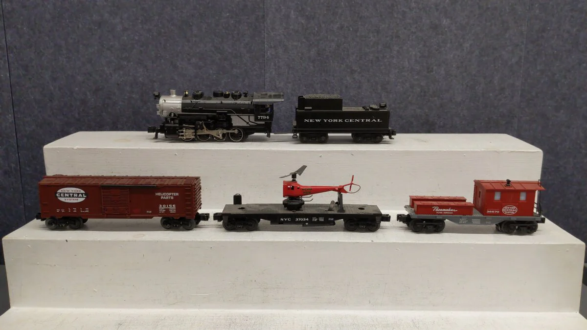 Lionel 6-30200 New York Central Flyer O Gauge Steam Freight Train Set VG