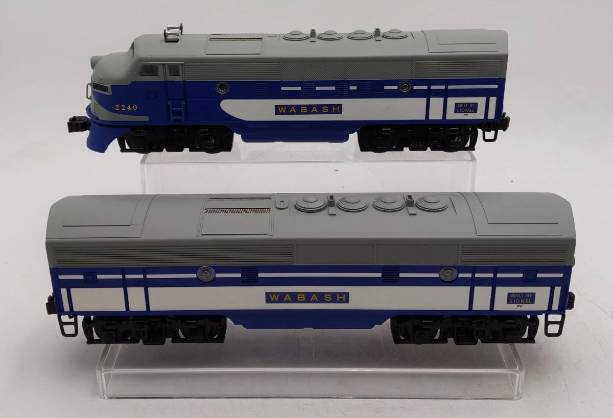 Lionel 6-31711 O Gauge PWC Wabash Diesel Freight Train Set #1563W EX